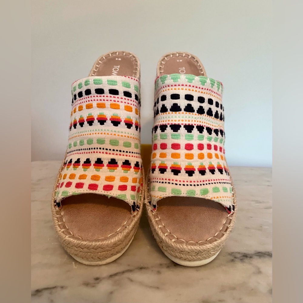 TOMS Women's Monica Multicolor Mule Sandal